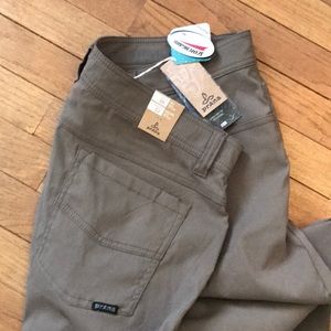 PRANA Mens Zion everyday light wt grey pants 36x32